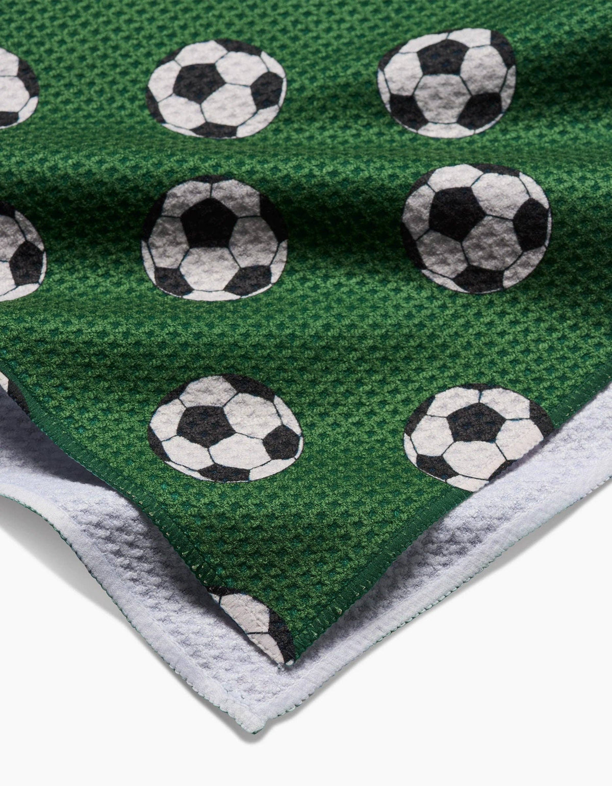 Soccer Kick Off Tea Geometry Towel