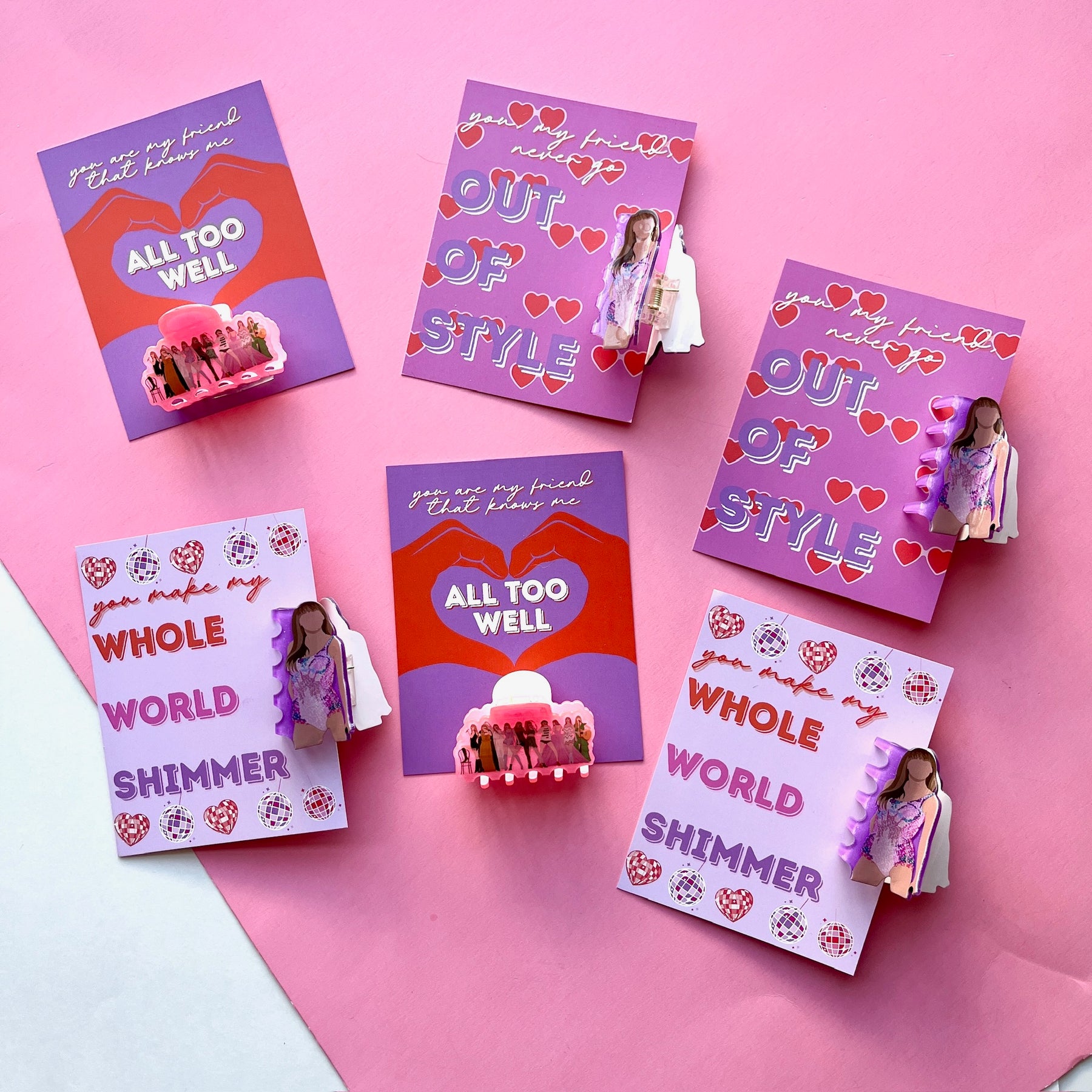 Hair Clip Swift-💕 Valentine's Day Cards | 3 choices