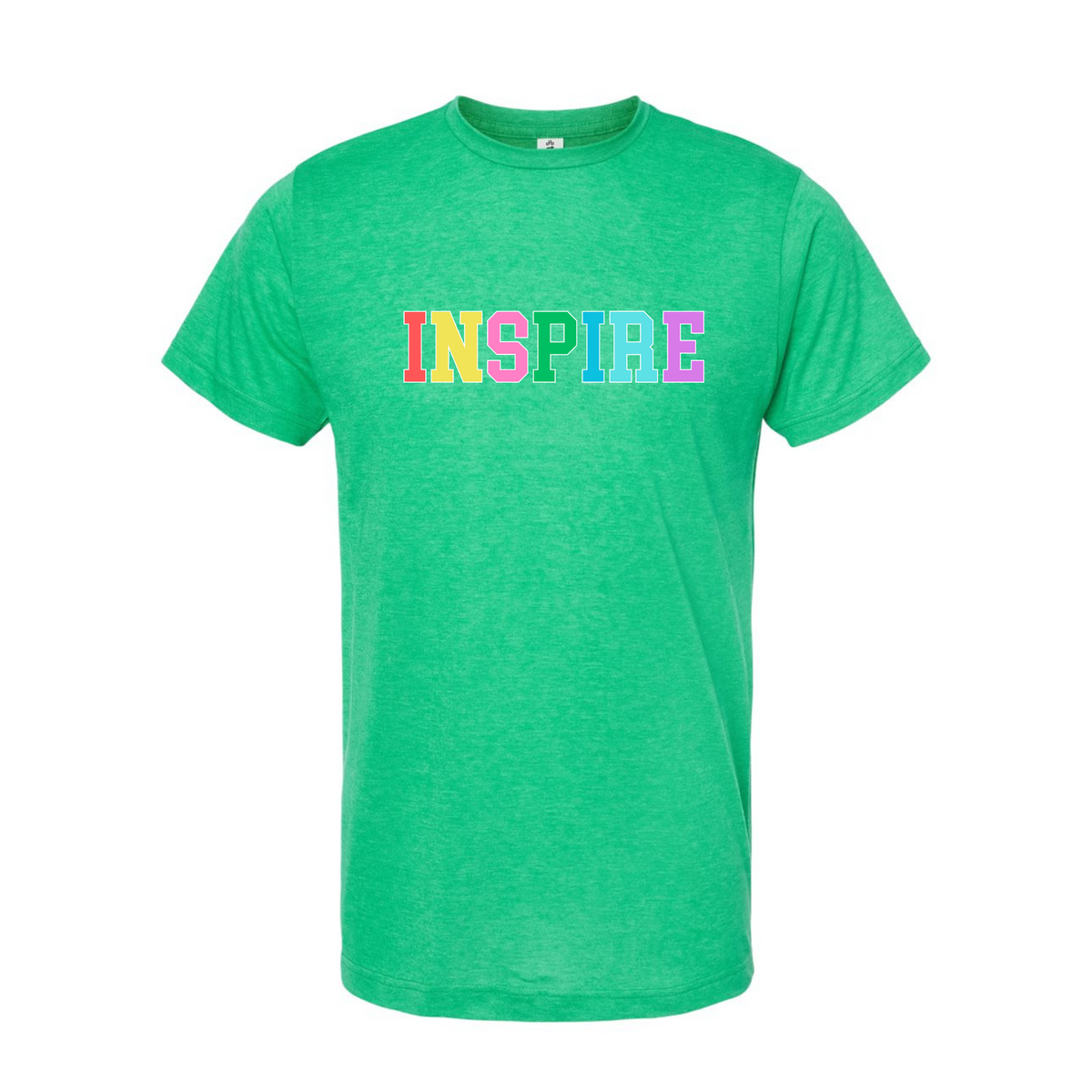 Inspire Green Tee: Green (Youth + Adult)