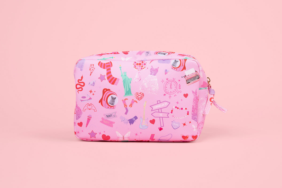 Swift 🎀💕 Mosaic | Leatherette Cosmetic Bag