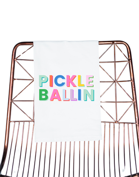 Pickle Ballin' Pickleball Gift Towel