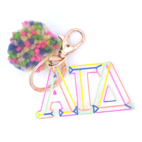 Acrylic sorority symbol keychain  | Restock coming July 15th