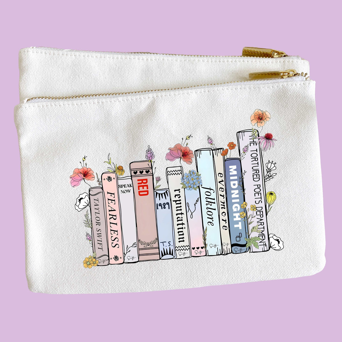 Books Canvas Pouch