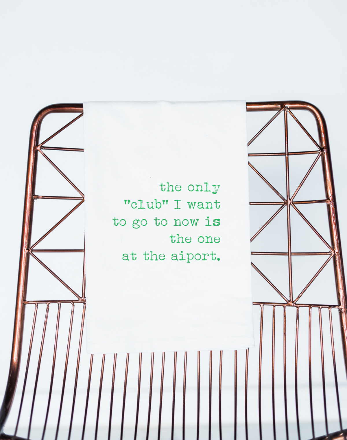 Aiport Lounge Club Funny Gift Towel