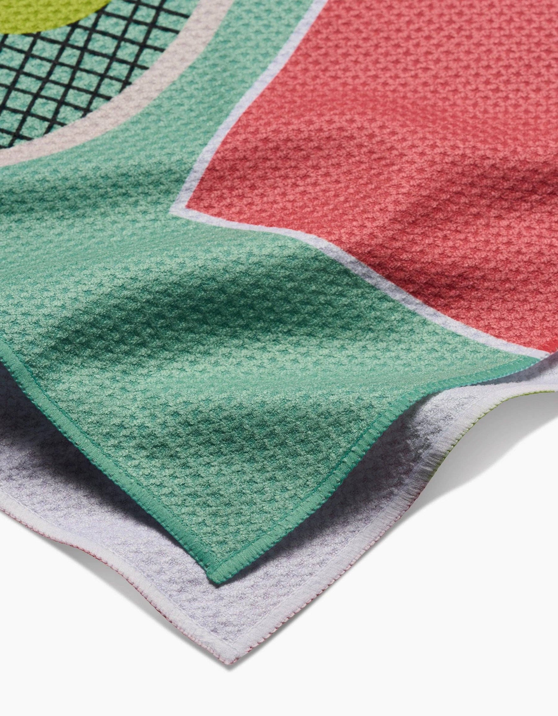 Tennis Love 15 Geomtry Tea Towel