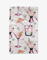 Cocktail Hour Geometry Tea Towel