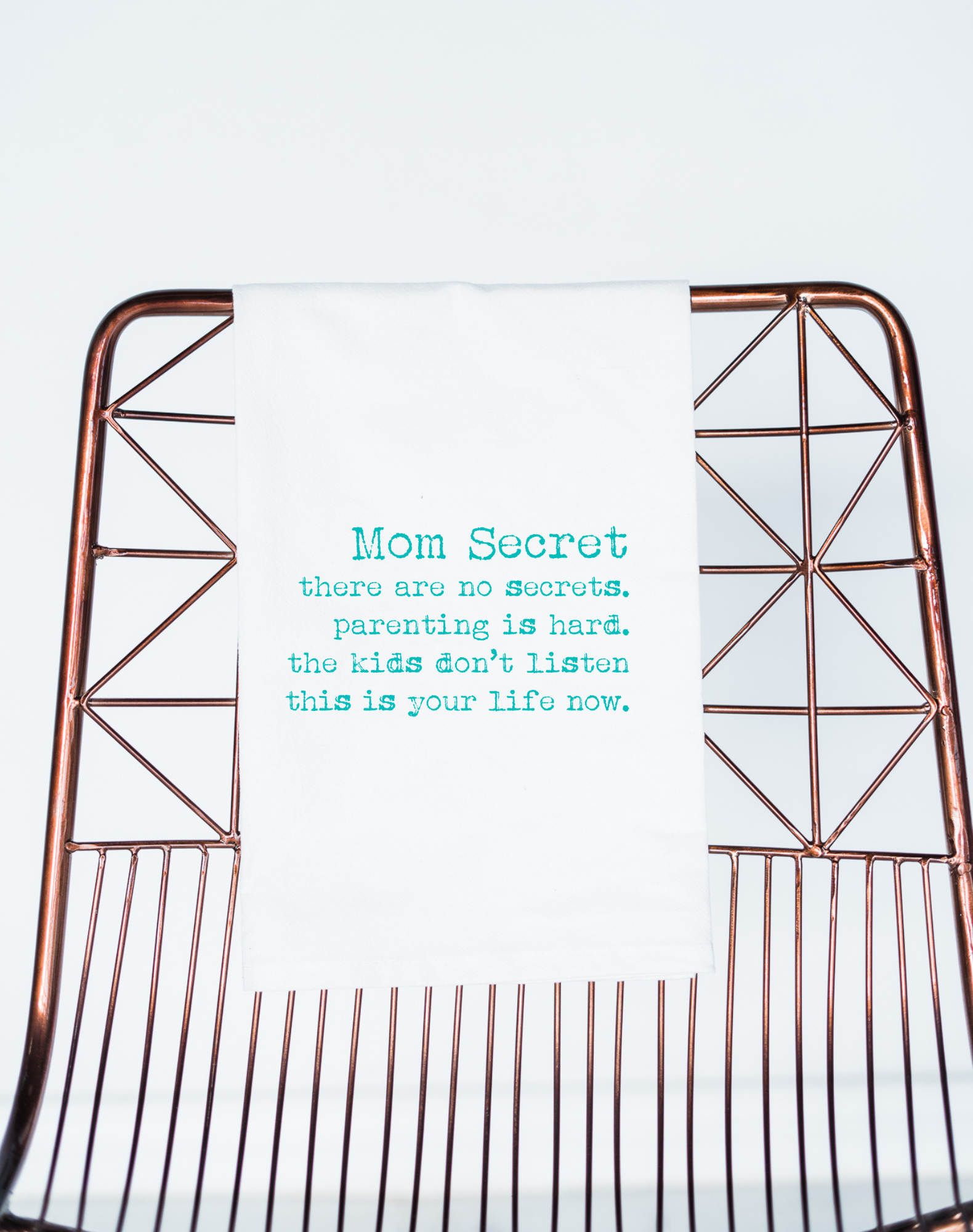 Funny Mom Secret "It's Hard" Funny Gift Towel