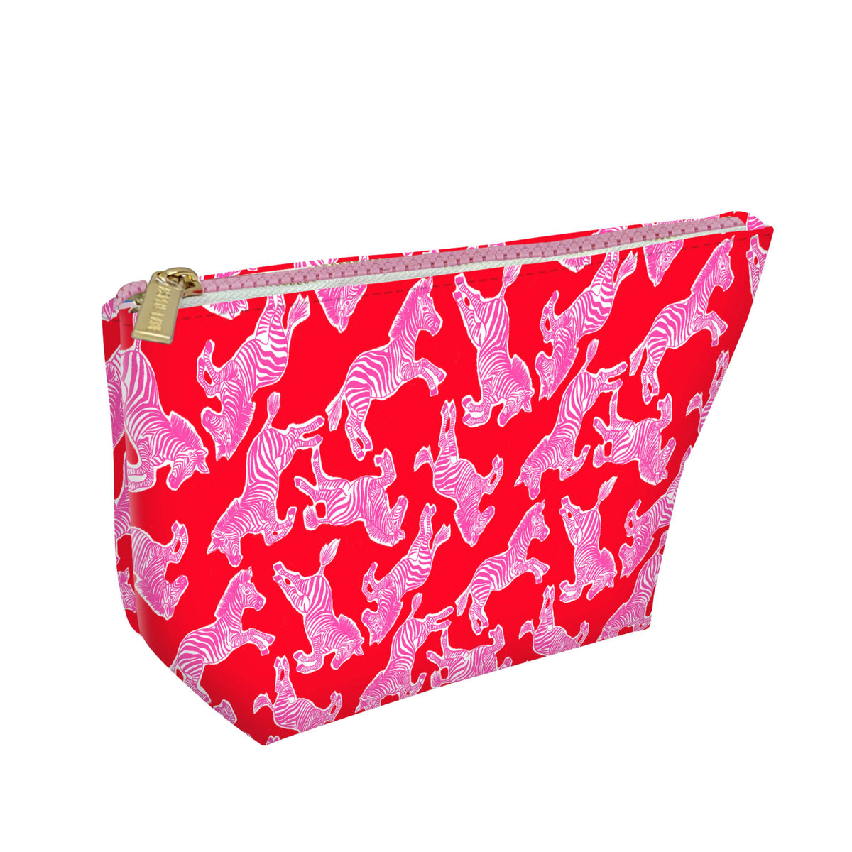 Pink & Red Zebra | Leatherette Pouch